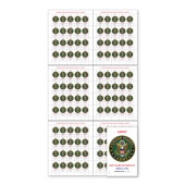 U.S. Army 250th Press Sheet with Die-Cuts image