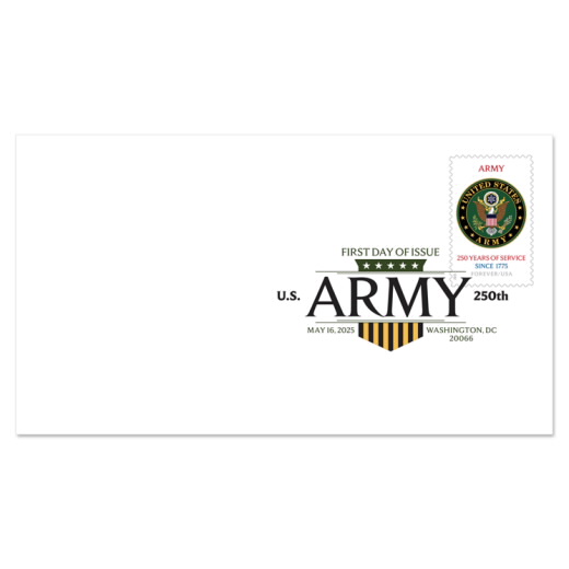 U.S. Army 250th Digital Color Postmark