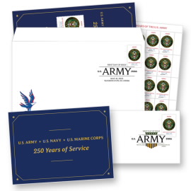 U.S. Army 250th Stamp Ceremony Memento