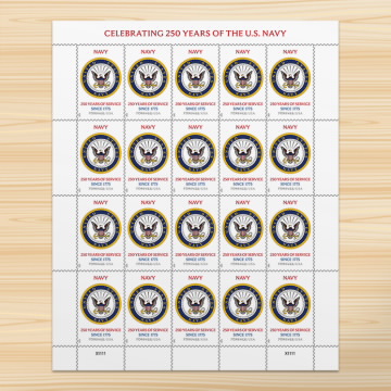 U.S. Navy 250th Stamps