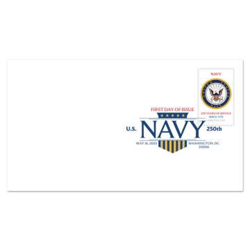 U.S. Navy 250th Digital Color Postmark