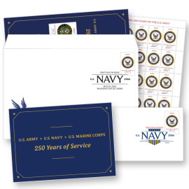 U.S. Navy 250th Stamp Ceremony Memento