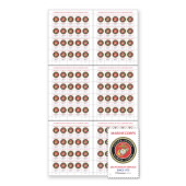 U.S. Marine Corps 250th Press Sheet with Die-Cuts image