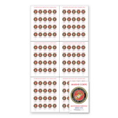 U.S. Marine Corps 250th Press Sheet without Die-Cuts image
