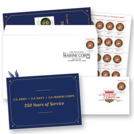 U.S. Marine Corps 250th Stamp Ceremony Memento