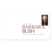 Barbara Bush Digital Color Postmark image