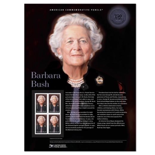 Barbara Bush American Commemorative Panel®