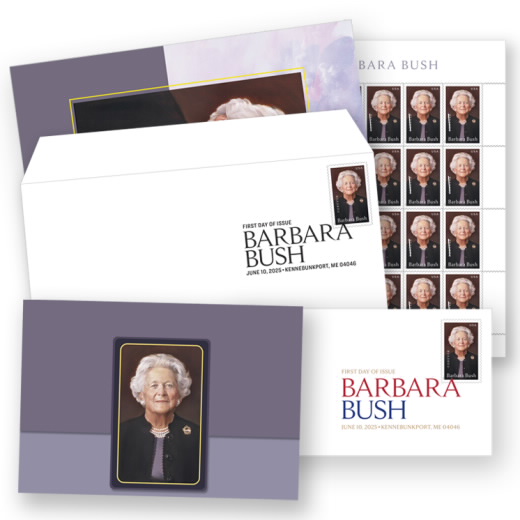 Barbara Bush Stamp Ceremony Memento