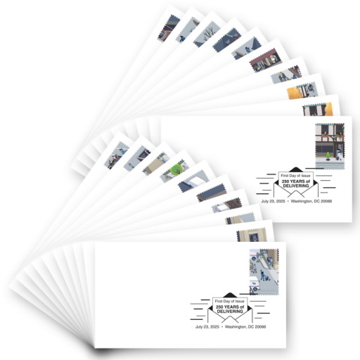250 Years of Delivering First Day Covers