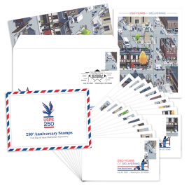 250 Years of Delivering Stamp Ceremony Memento