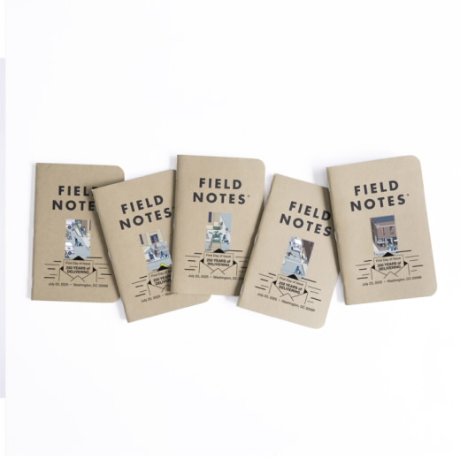 250 Years of Delivering Field Notes® Notebooks, Spring