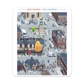 250 Years of Delivering Mouse Pad
