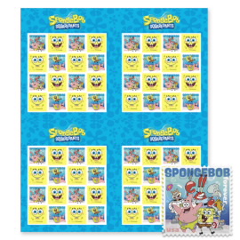 SpongeBob SquarePants Press Sheet without Die-Cuts