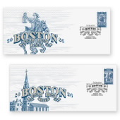 Boston 2026 World Stamp Show Cachet image