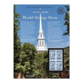 Boston 2026 World Stamp Show American Commemorative Panel®