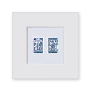 Boston 2026 World Stamp Show Matted Stamps