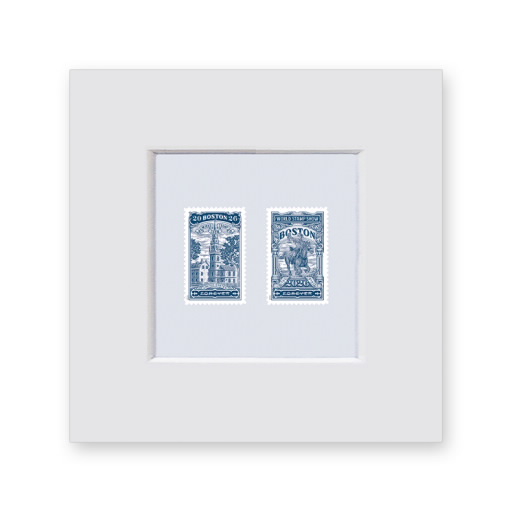 Boston 2026 World Stamp Show Matted Stamps