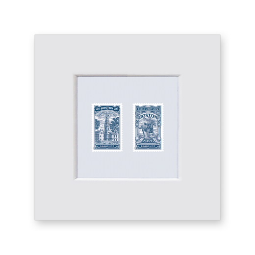 Boston 2026 World Stamp Show Matted Stamps