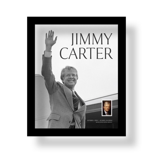 Jimmy Carter Framed Stamp