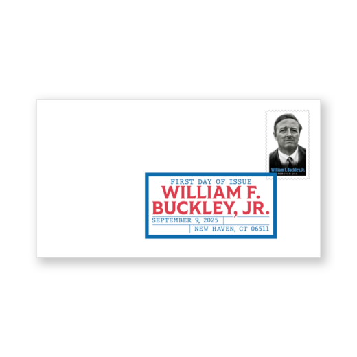 William F. Buckley Jr. Digital Color Postmark