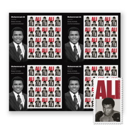 Muhammad Ali Press Sheet without Die-Cuts
