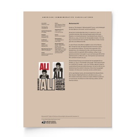 Muhammad Ali American Commemorative Cancellation Page