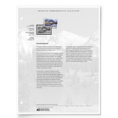 Colorado Statehood American Commemorative Collection Page image