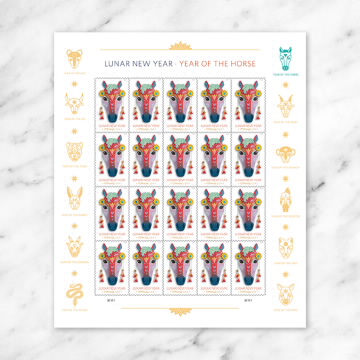 Lunar New Year: Year of the Horse Stamps