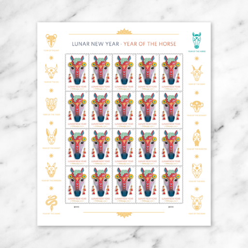 Lunar New Year: Year of the Horse Stamps