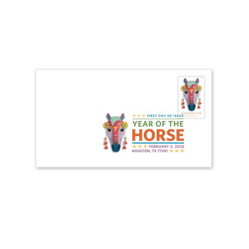 Lunar New Year: Year of the Horse Digital Color Postmark