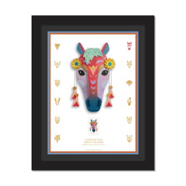 Lunar New Year: Year of the Horse Framed Stamp