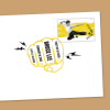 Bruce Lee Digital Color Postmark