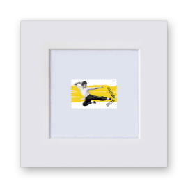 Bruce Lee Matted Stamp