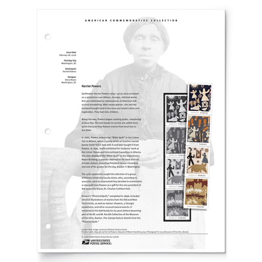 Harriet Powers American Commemorative Collection Page