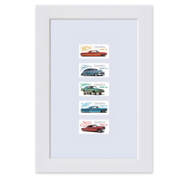 Lowriders Matted Stamps