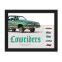 Lowriders Framed Stamp, Green 1987 Cutlass Supreme