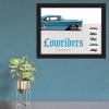 Lowriders Framed Stamp, Blue 1958 Impala