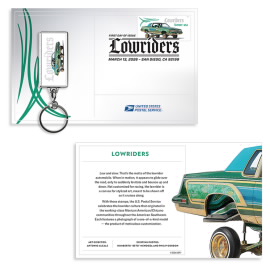 Lowriders Keychain, Green 1987 Cutlass Supreme