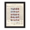 Figures of the American Revolution Framed Stamp