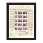 Figures of the American Revolution Framed Stamp image
