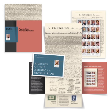 Figures of the American Revolution Stamp Portfolio