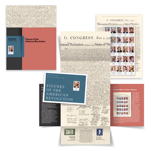 Figures of the American Revolution Stamp Portfolio
