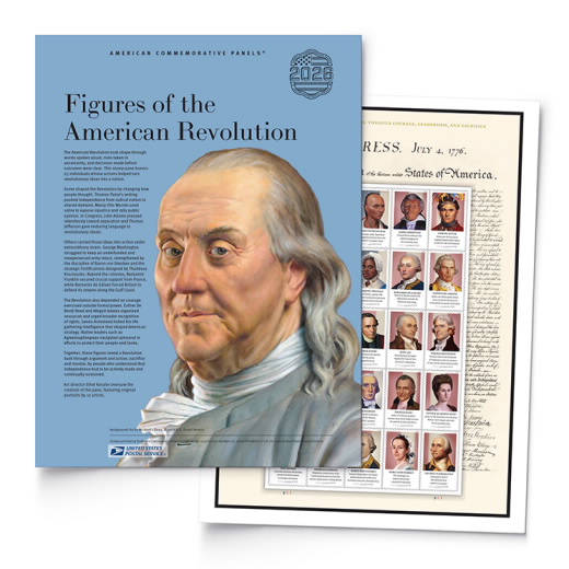 Figures of the American Revolution American Commemorative Panel®