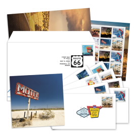 Route 66 Stamp Ceremony Memento