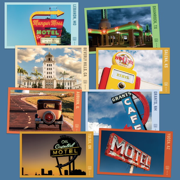 Route 66 Postcards | USPS.com