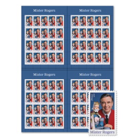 Mister Rogers Press Sheets with Die-Cuts