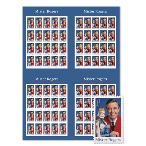 Mister Rogers Press Sheets without Die-Cuts
