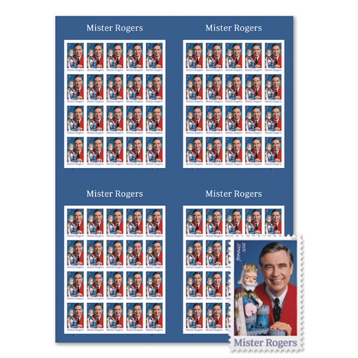 Mister Rogers Press Sheets without Die-Cuts