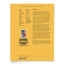 Mister Rogers American Commemorative Cancellation Page