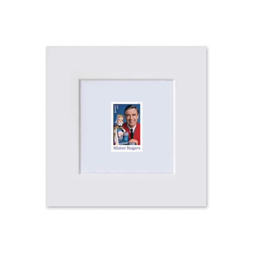 Mister Rogers Matted Stamp